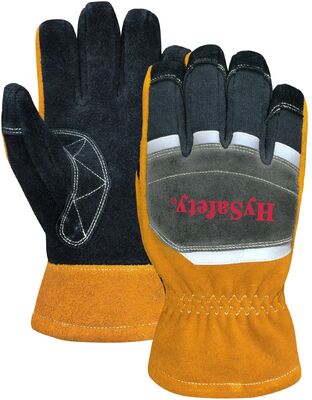 NFPA 1970(1971) 2025ed Structural Firefighter Gloves Cowhide 3D Roll Over Tips Firefighter Gloves