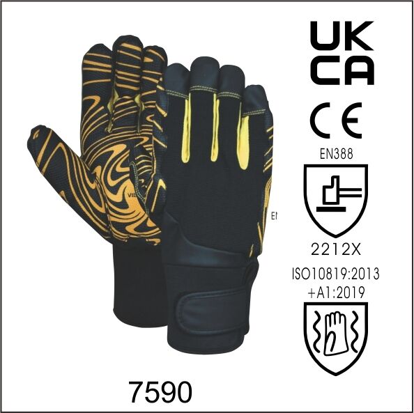 7590 High Dexterity Anti-Vibration Gloves with EN ISO10819 Certified
